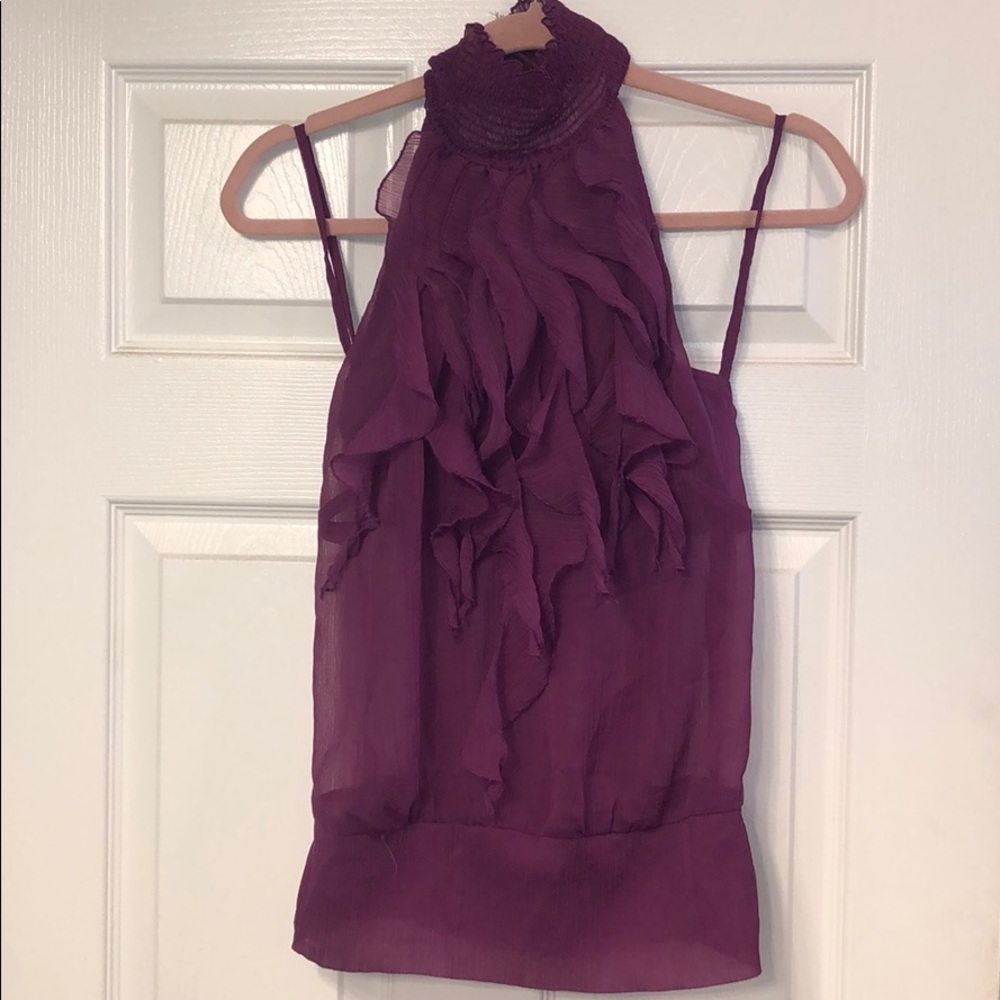 Purple halter Blouse